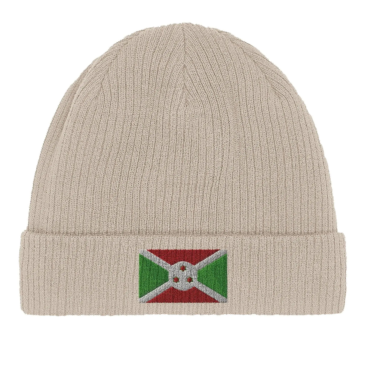 Bonnet coton burundi broderie respirabilité optimale