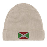 Bonnet coton burundi broderie respirabilité optimale