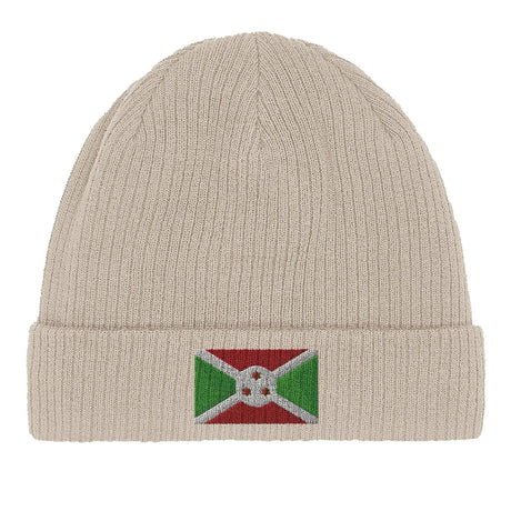 Bonnet coton burundi broderie respirabilité optimale