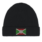Bonnet coton burundi broderie respirabilité optimale
