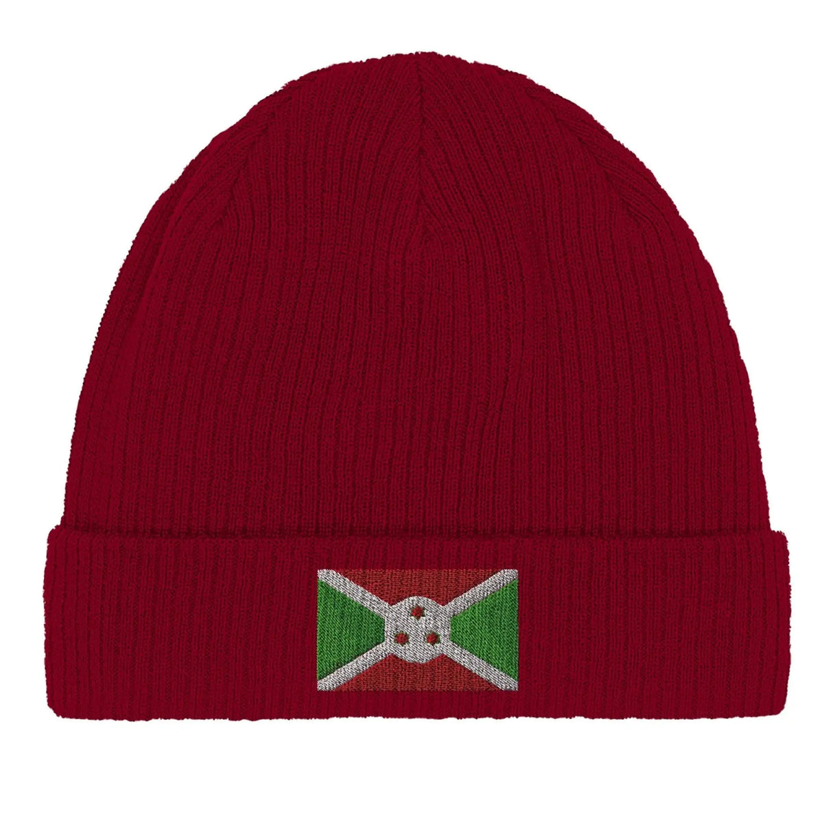 Bonnet coton burundi broderie respirabilité optimale