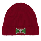 Bonnet coton burundi broderie respirabilité optimale