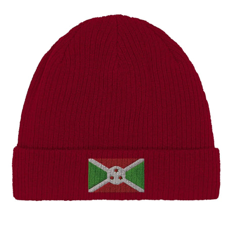 Bonnet coton burundi broderie respirabilité optimale