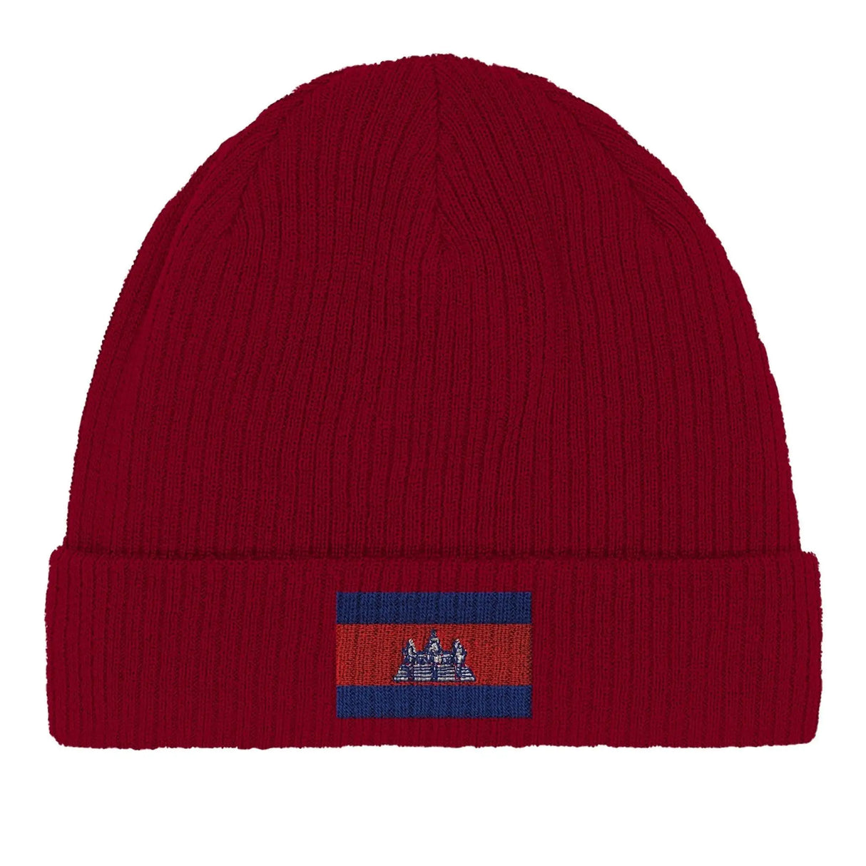 Bonnet coton cambodge broderie usage quotidien respirant