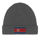 Bonnet coton corée du nord broderie usage quotidien