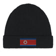 Bonnet coton corée du nord broderie usage quotidien