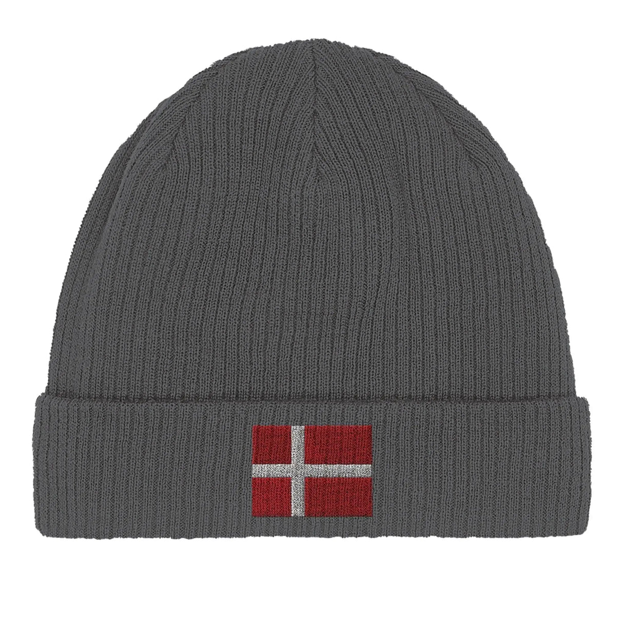 Bonnet coton danemark broderie drapeau respirabilité optimale