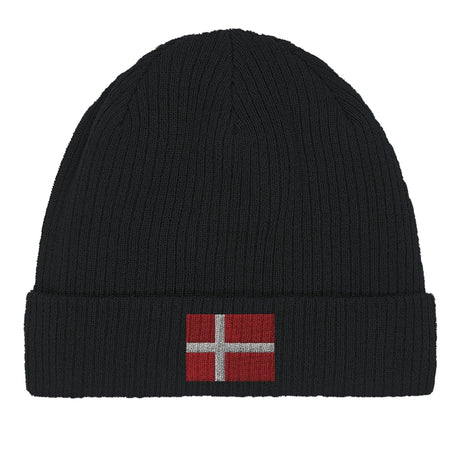 Bonnet coton danemark broderie drapeau respirabilité optimale