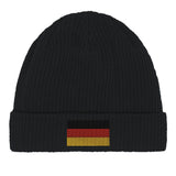 Bonnet coton drapeau allemagne broderie usage quotidien