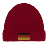 Bonnet coton drapeau allemagne broderie usage quotidien
