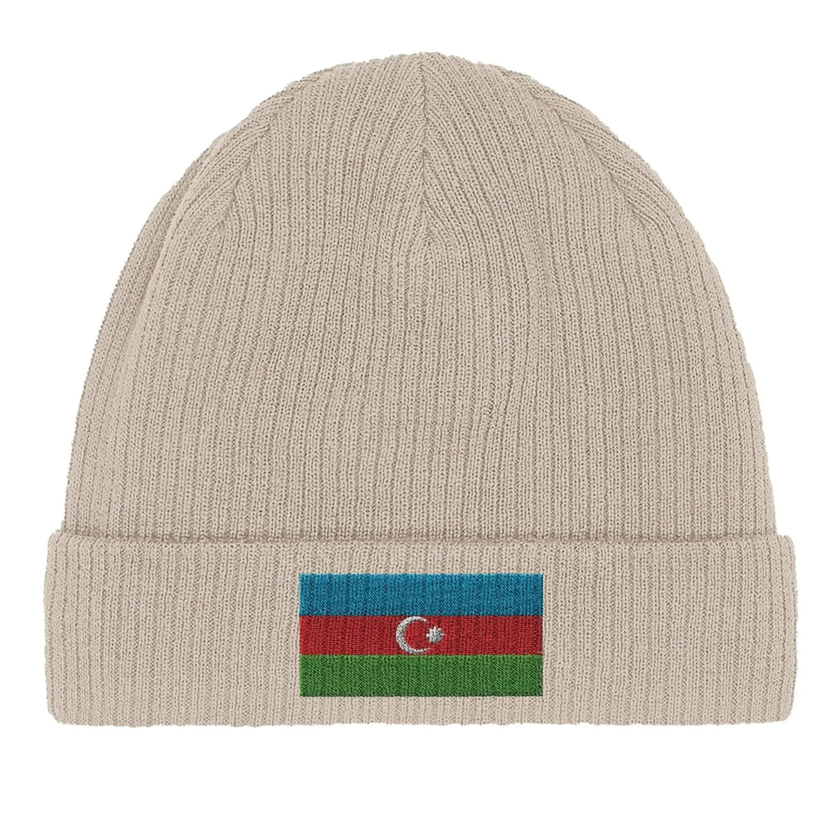 Bonnet coton drapeau azerbaïdjan broderie respirabilité