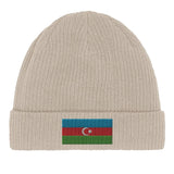 Bonnet coton drapeau azerbaïdjan broderie respirabilité