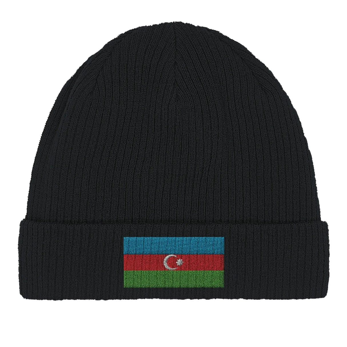Bonnet coton drapeau azerbaïdjan broderie respirabilité