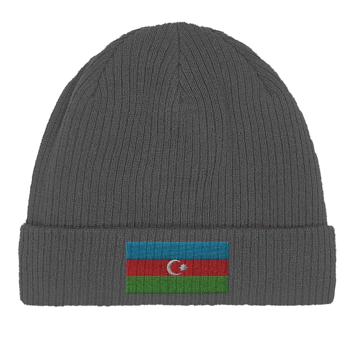 Bonnet coton drapeau azerbaïdjan broderie respirabilité