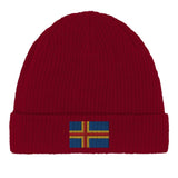 Bonnet coton drapeau d’åland broderie usage quotidien