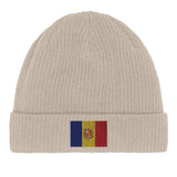 Bonnet coton drapeau d’andorre broderie pour adultes