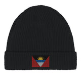 Bonnet coton drapeau d’antigua-et-barbuda brodé couleur
