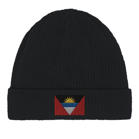Bonnet coton drapeau d’antigua-et-barbuda brodé couleur