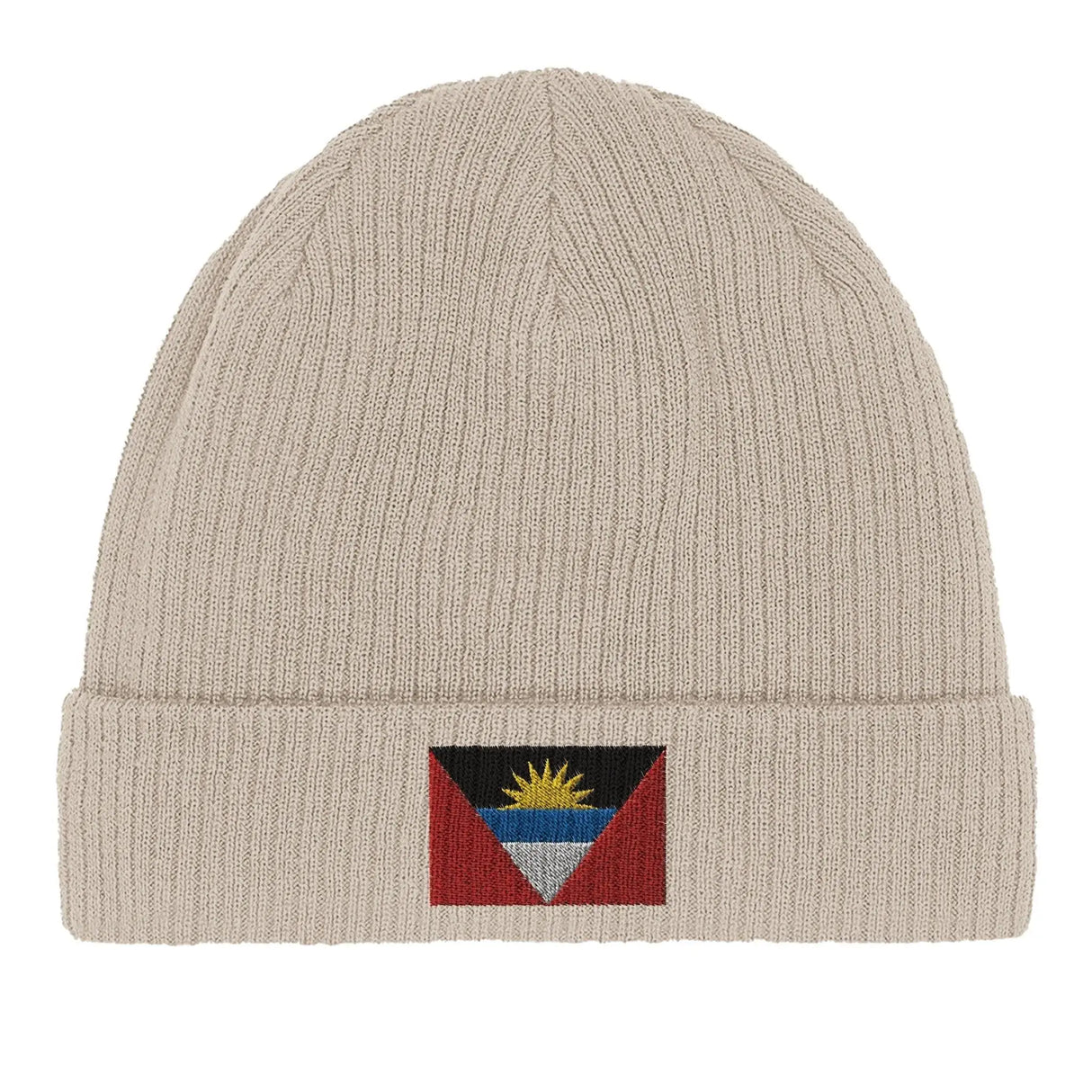 Bonnet coton drapeau d’antigua-et-barbuda brodé couleur