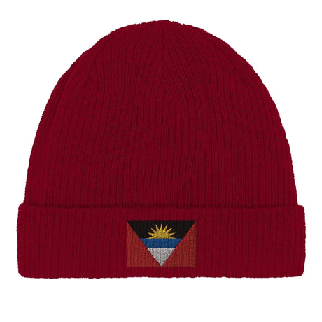Bonnet coton drapeau d’antigua-et-barbuda brodé couleur