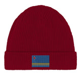 Bonnet coton drapeau d’aruba broderie douce et confortable