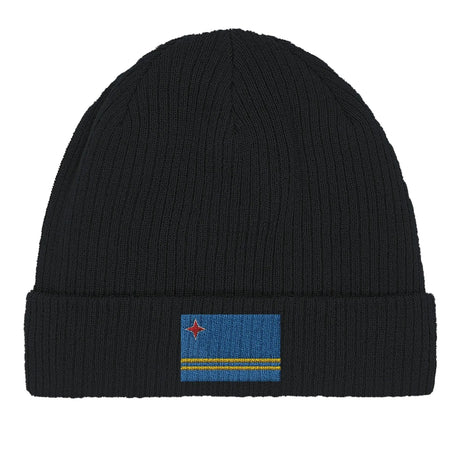 Bonnet coton drapeau d’aruba broderie douce et confortable