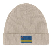Bonnet coton drapeau d’aruba broderie douce et confortable