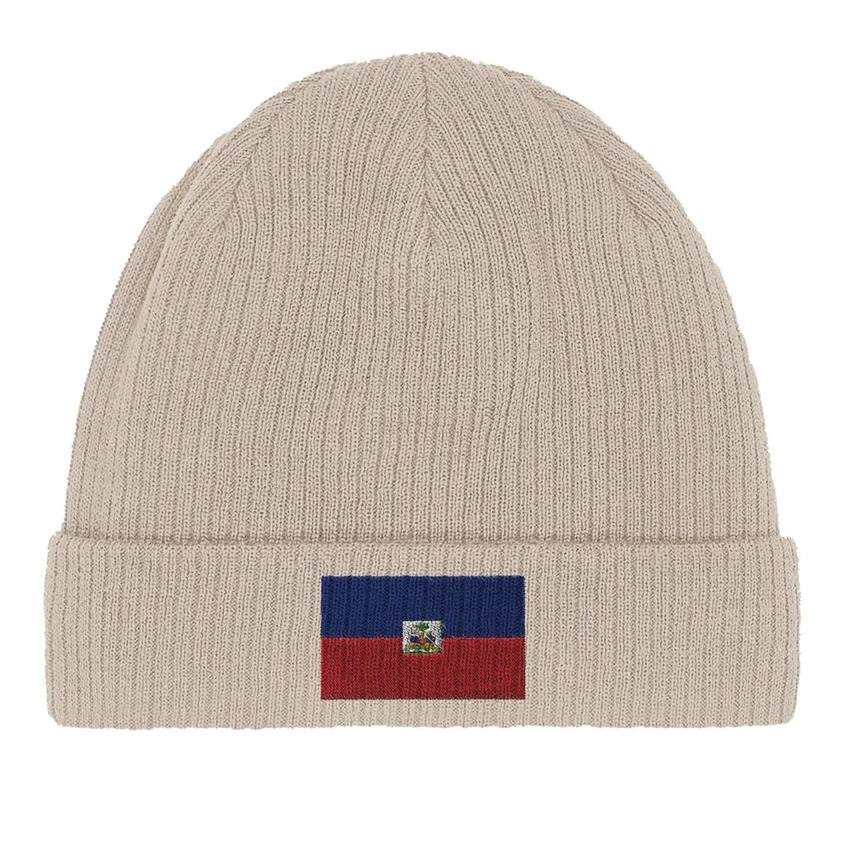 Bonnet coton drapeau d’haïti broderie usage quotidien