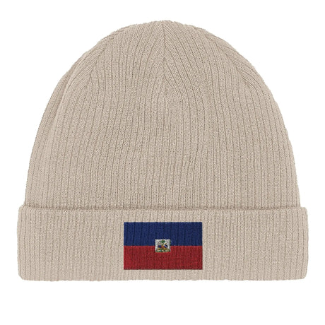 Bonnet coton drapeau d’haïti broderie usage quotidien