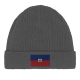 Bonnet coton drapeau d’haïti broderie usage quotidien