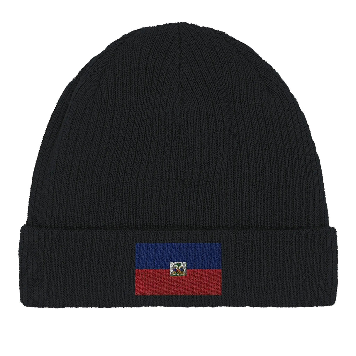 Bonnet coton drapeau d’haïti broderie usage quotidien