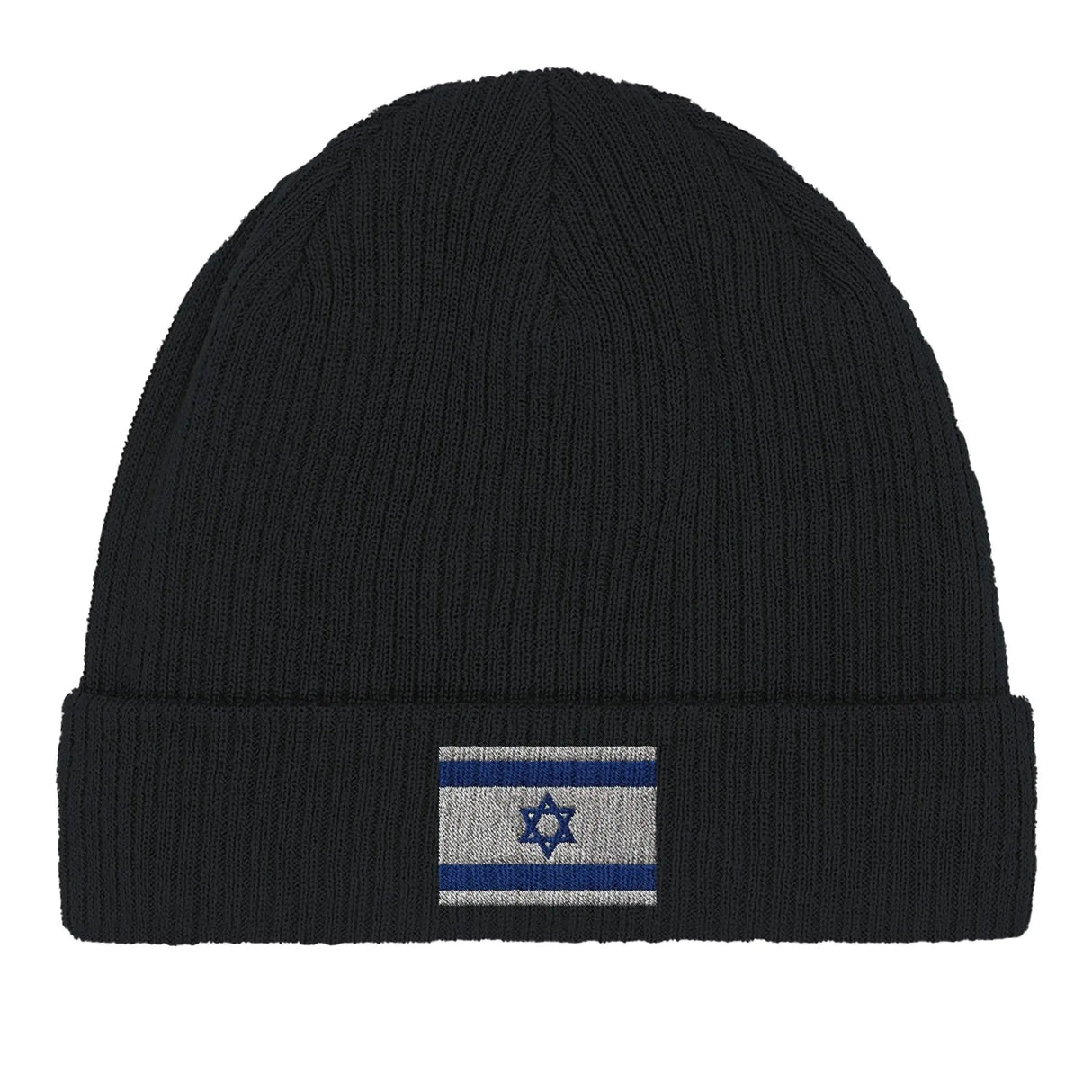 Bonnet coton drapeau d’israël broderie confortable