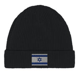 Bonnet coton drapeau d’israël broderie confortable