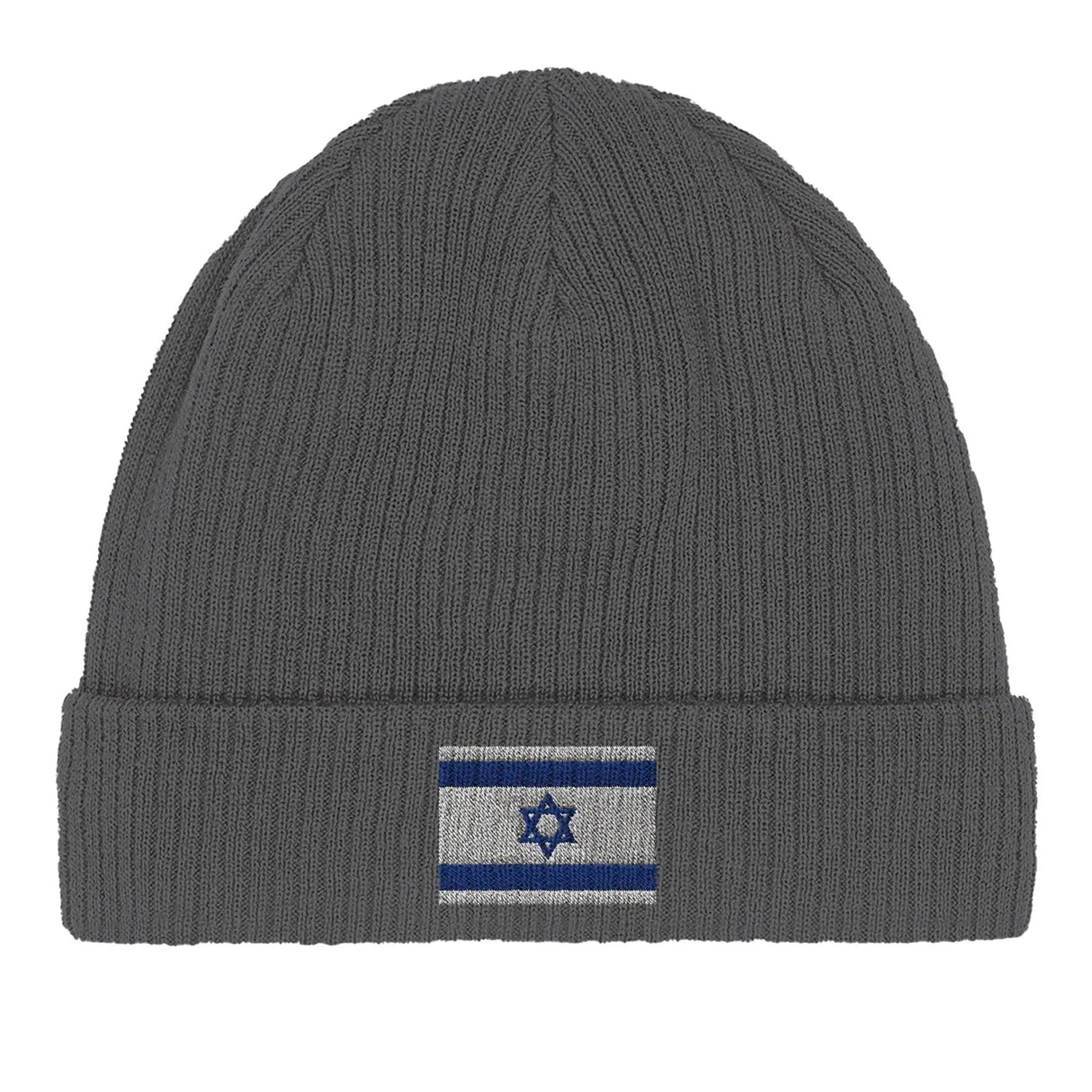 Bonnet coton drapeau d’israël broderie confortable
