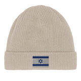 Bonnet coton drapeau d’israël broderie confortable