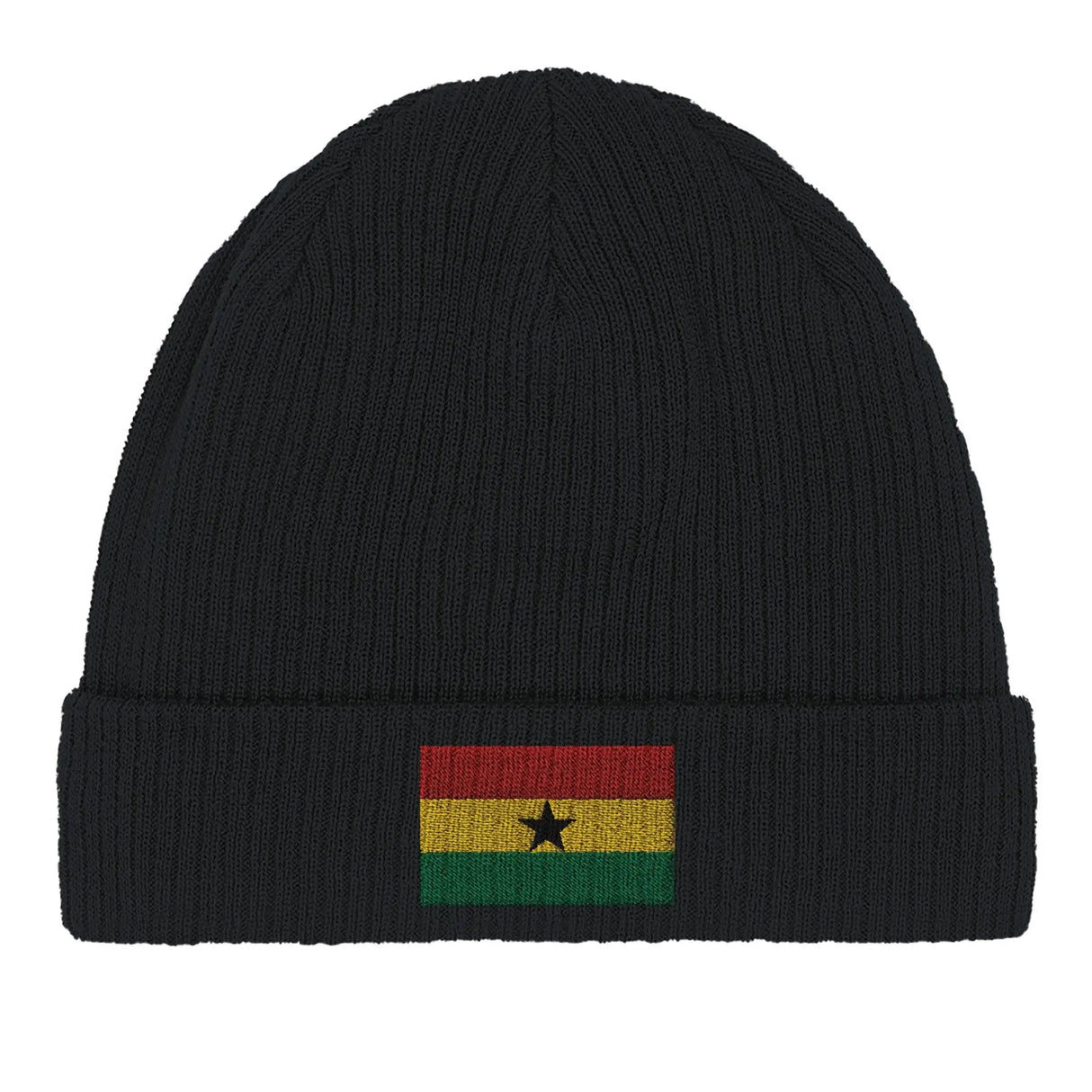 Bonnet coton drapeau ghana broderie pour usage quotidien