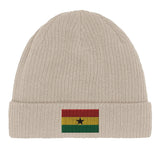 Bonnet coton drapeau ghana broderie pour usage quotidien