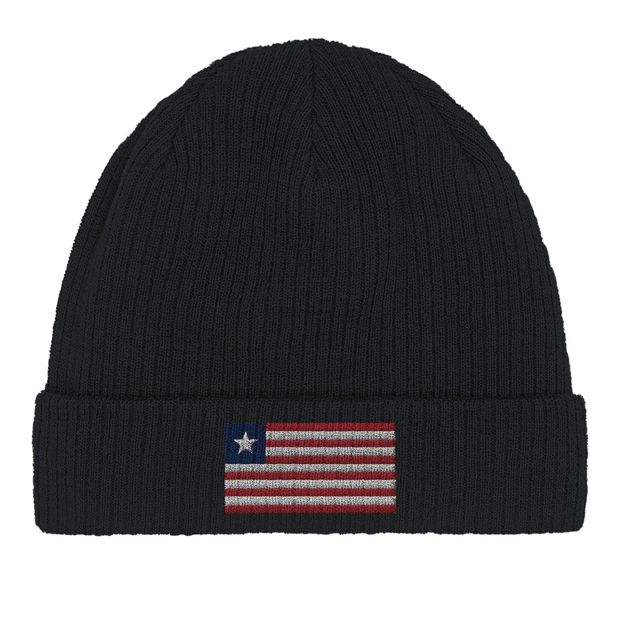 Bonnet coton drapeau liberia broderie usage quotidien