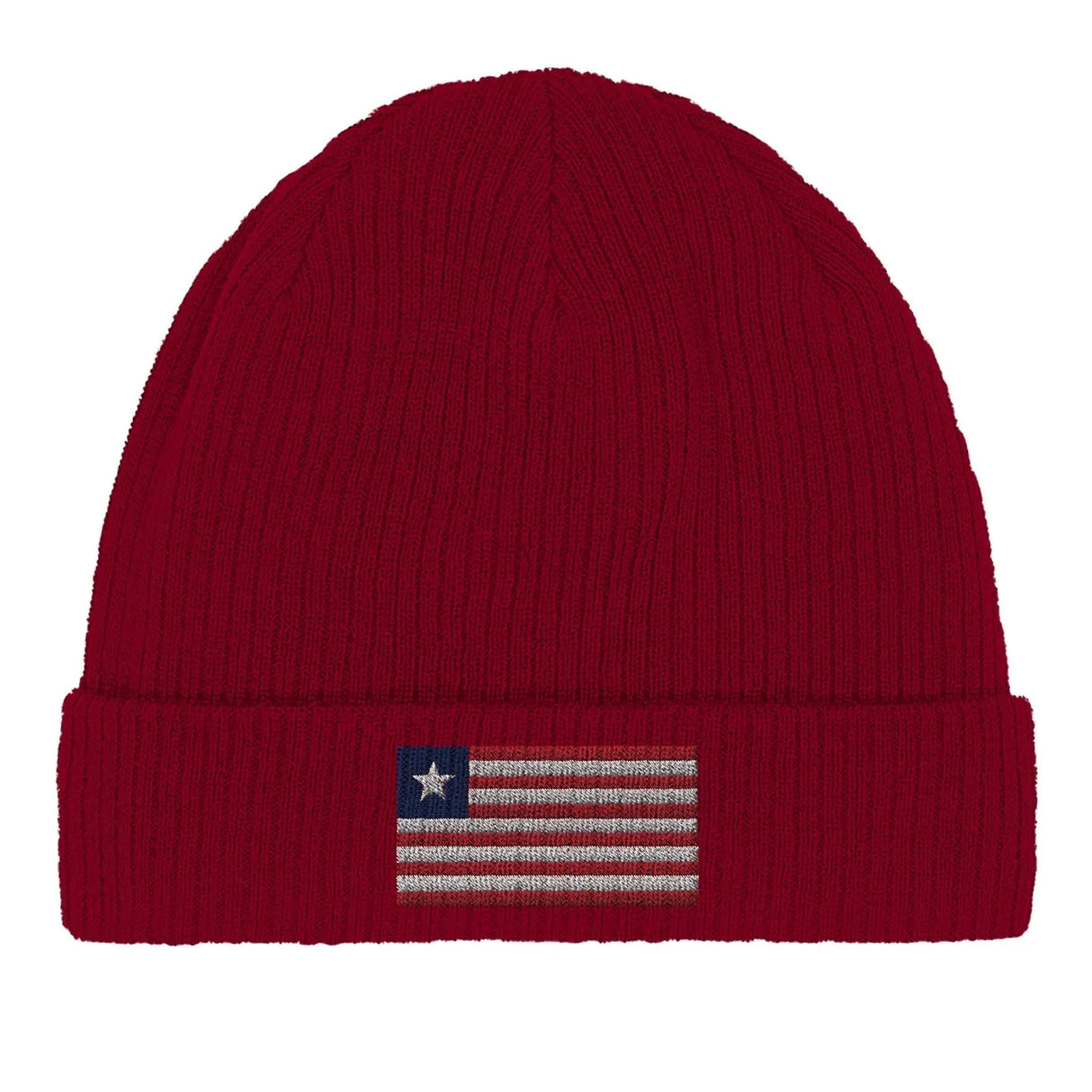 Bonnet coton drapeau liberia broderie usage quotidien