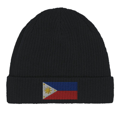 Bonnet coton drapeau philippines broderie usage quotidien