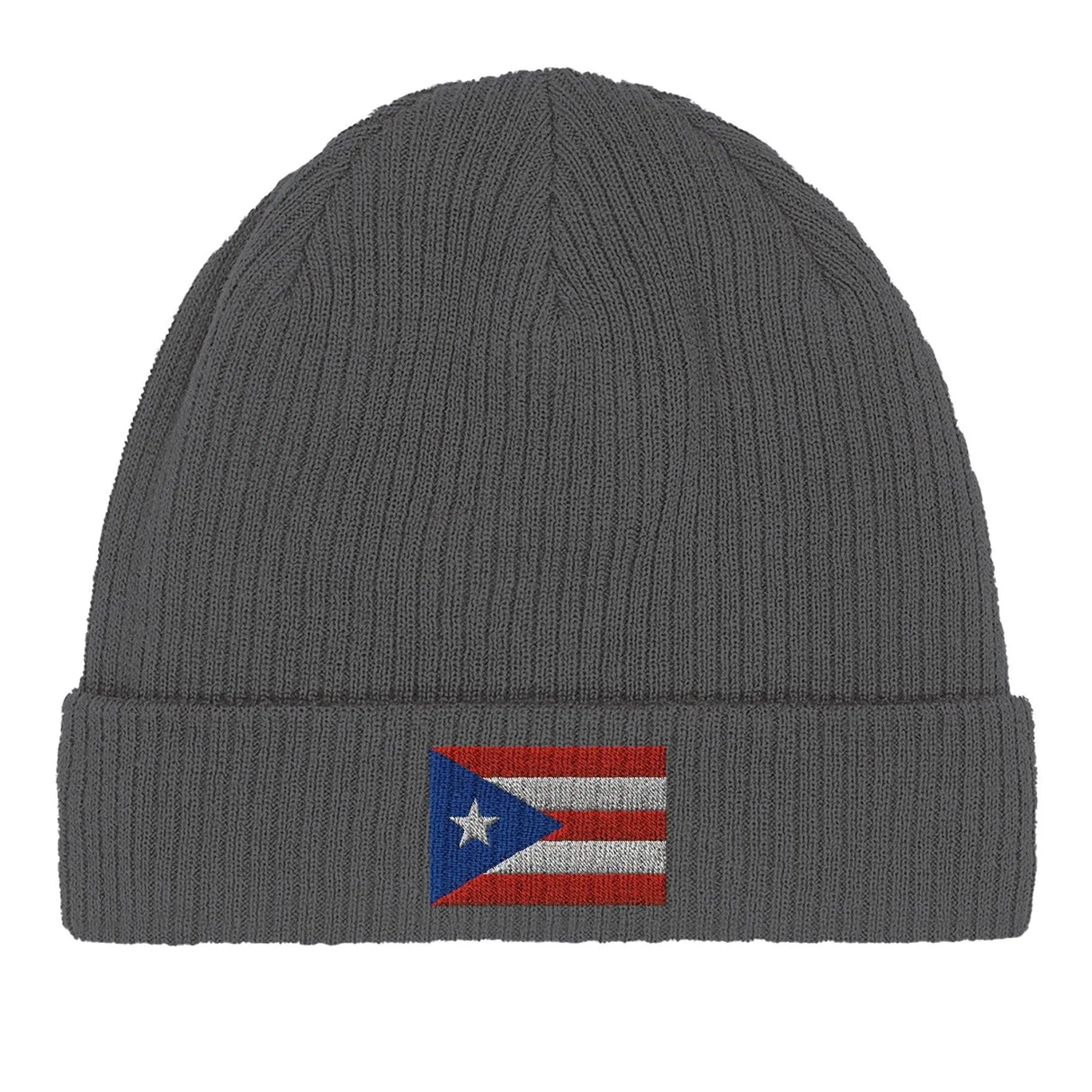 Bonnet coton drapeau porto rico broderie usage quotidien