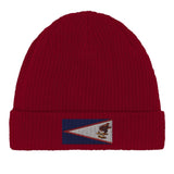 Bonnet coton drapeau samoa américaines broderie respirant