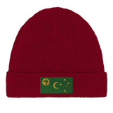 Bonnet coton îles cocos broderie drapeau respirabilité