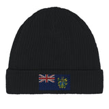 Bonnet coton îles pitcairn broderie drapeau respirabilité