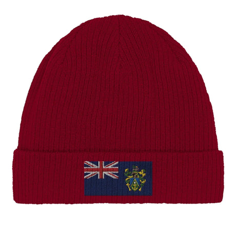 Bonnet coton îles pitcairn broderie drapeau respirabilité
