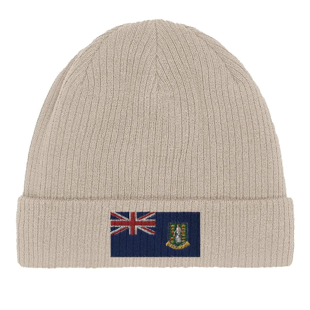 Bonnet coton îles vierges britanniques broderie couleur