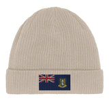 Bonnet coton îles vierges britanniques broderie couleur