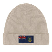 Bonnet coton îles vierges britanniques broderie couleur