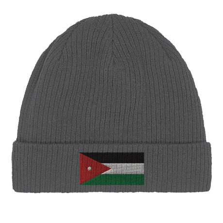Bonnet coton jordanie broderie drapeau respirabilité optimale