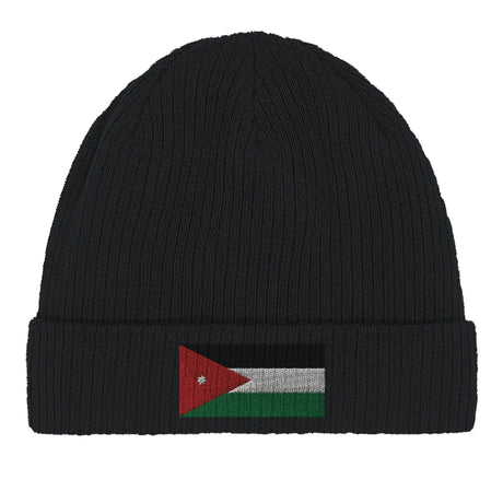 Bonnet coton jordanie broderie drapeau respirabilité optimale